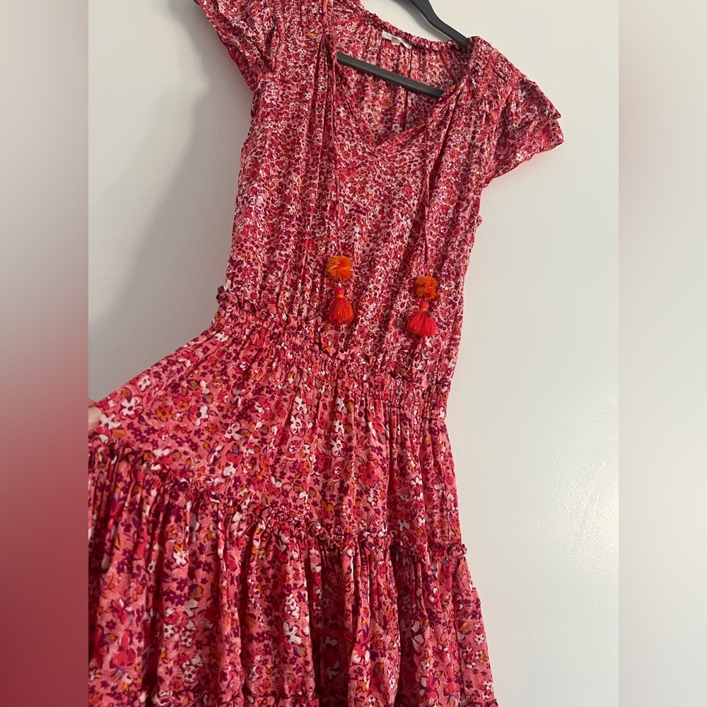 Poupette St. Barth Pink Floral Kids Dress